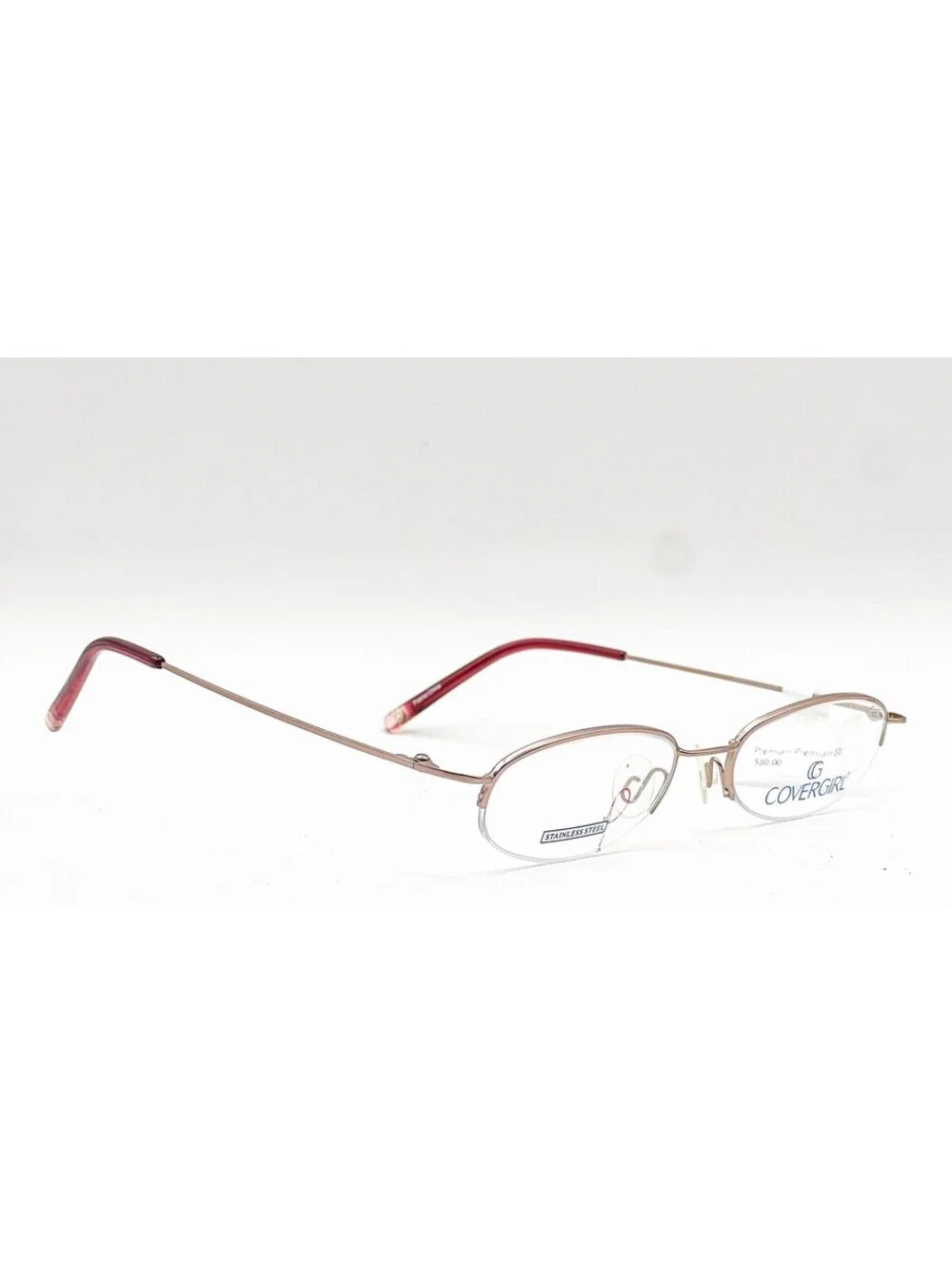 Covergirl Cg337 Col.832 Bronze Red Authentic Eyeglasses 47-18-135